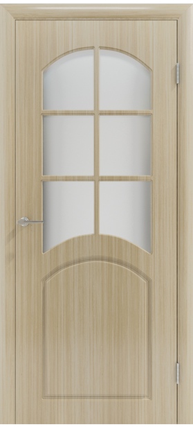 Дверь межкомнатная Ареццо-1 ПО, дуб беленый