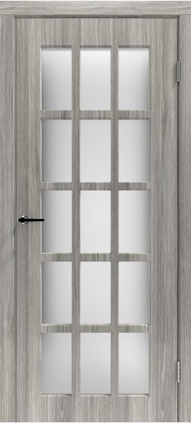 Дверь межкомнатная Палермо-2 ПО, дуб мелфорд грей