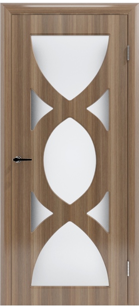 Дверь межкомнатная Гильера-1 ПО, лиственница капучино