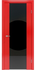Дверь межкомнатная Люкс-1 ПО, триплекс черный